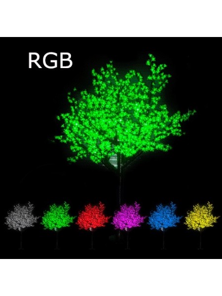 СД дерево "Сакура" 1200мм-1500мм 480 led RGB