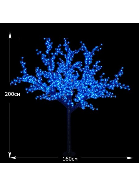 СД дерево "Сакура" 1600мм-2000мм 864 led BLUE