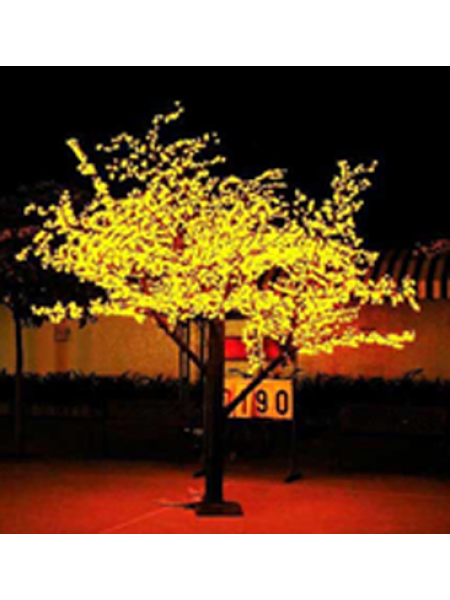 СД дерево "Сакура" 1800мм-1500мм 864 led Yellow