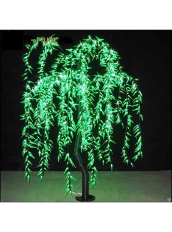 СД дерево "Ива" 2500мм 1440 led Green