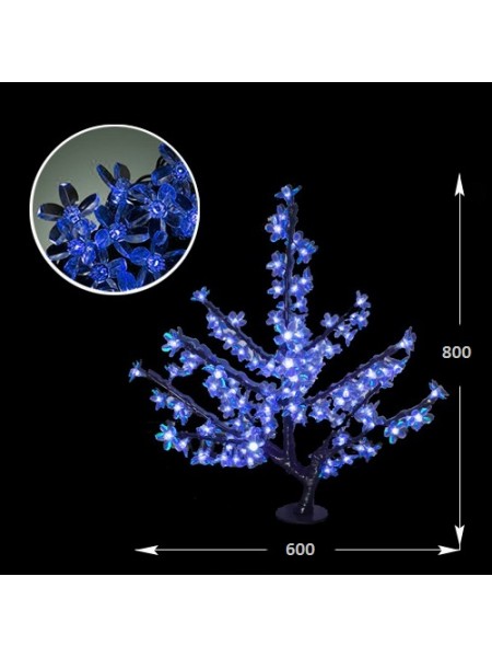 СД дерево "Сакура" 600мм-800мм 240 led BLUE