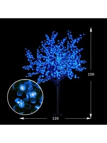 СД дерево "Сакура" 1200мм-1500мм 480 led BLUE