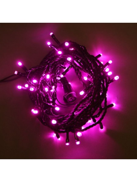 Гирлянда СД для деревьев 405 LED (цвет розовый)