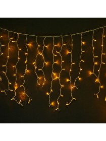 БАХРОМА 3 х 0.7 х 0,4 с/д цвет свечения: жёлтый 10 ватт, 132 led, провод белый,IP 65
