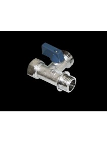 Кран 3-х проходной шаровый F*M*M 1/2*3/4*1/2 Бабочка D101 для СМА